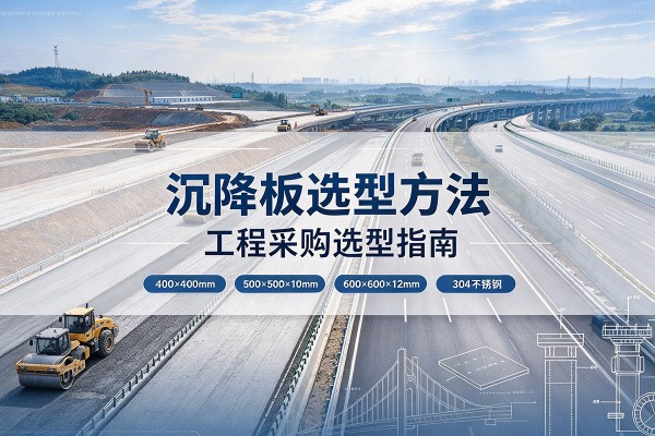 石门沉降板选择方法