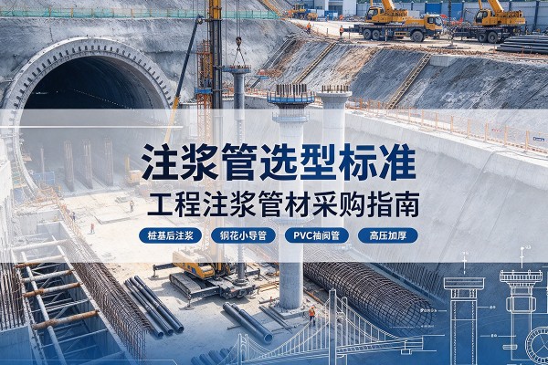 石门注浆管选型标准