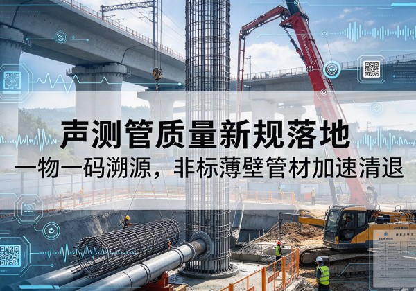 石门声测管质量新规落地，一物一码溯源，非标薄壁管材加速清退